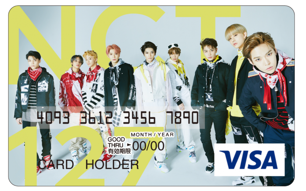 SMTOWN VISA PREPAID からNCT 127カードが発売